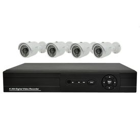 Videoüberwachung CCTV-Ausrüstungen 4CH allein stehend DVR- + 700TVL-IR Kugel-Kameras