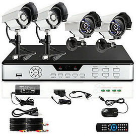 Überwachungskamera |Kanal DVR 4 Zmodo 8 CH Sicherheits-Überwachungskamera-System CCTV-600TVL im Freien