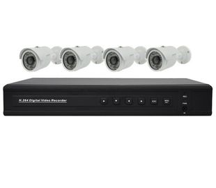 Videoüberwachungskamera 4CH allein stehende DVR und IR CCTV-Kugel-Kameras
