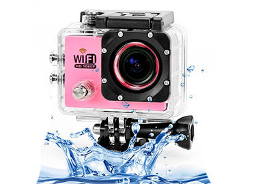 Rosa Unterwasservolles AUDIOHD 1080P trägt Kamera mit x4 Digital Zom zur Schau