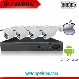 4 Kanal NVR AUSRÜSTUNG mit Kamera IP-720P und Netz-Videorecorder-Sicherheitssystem 4CH Linux