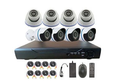 Geschäft/Haus wetterfeste CCTV-Überwachungskamera-Systeme mit 8CH D1 DVR