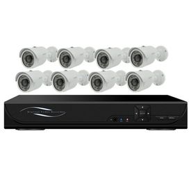 Ausrüstung 8CH DVR, Metall-8CH DVR + 8PCS IR-Kugel CCTV-Überwachungskameras