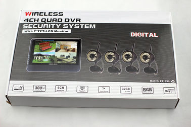 70 Gradbetrachtungskamera Innen-/4 CH DVR Sicherheitssystem drahtlosen CCTV DVR System-, im Freien
