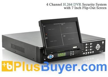 4 Sicherheitssystem des Kanal-DVR (7 Zoll FlipOut-Schirm, H.264, entfernt)
