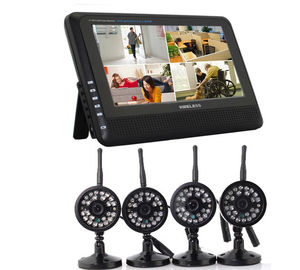Cmos-Bild-Sensor Sicherheitssystem der Kamera DVR der Aufnahme 4 der drahtlosen Überwachung Video-Audio