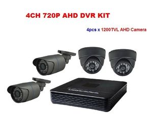 Ausrüstungen HD 720P 4CH AHD, Ausrüstungen 4CH P2P AHD DVR, System AHD-Videokamera-DVR