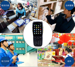 Androides Hand-Pda, Barcode-Scanner-Anschluss mit Barcode-Scanner Laser-1d 2d/Bluetooth/Kamera